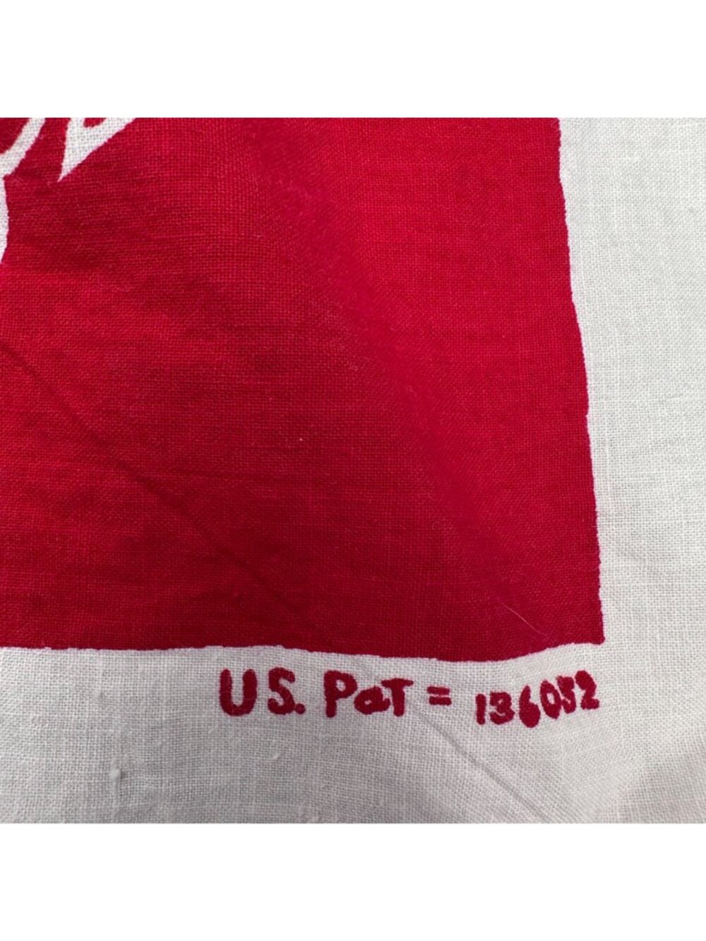 Vintage Florida Map Tablecloth Mid Century Kitschy Landmarks Red White Blue - Picture 4 of 8